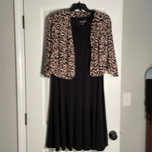Jessica Howard Black Dress with Bolero